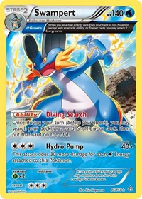 Swampert Alpha English - XY - Primal Clash [Moderately Played]