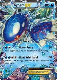 Kyogre EX English - XY - Primal Clash [Lightly Played]