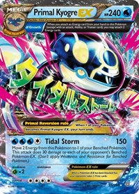 Primal Kyogre EX Alpha English - XY - Primal Clash [Lightly Played]