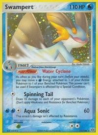 Swampert English - Emerald [Moderately Played]