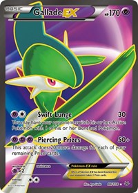 Gallade EX 99 Full Art English - XY - Roaring Skies [Moderately Played]