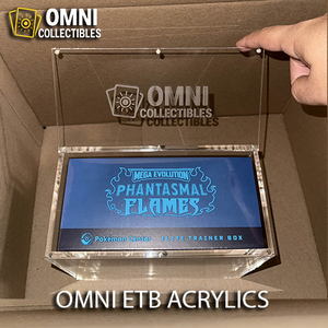 Omni Collectibles EXCLUSIVE ETB Acrylic Cases