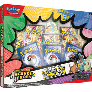 Pokemon TCG: Mega Evolution 02.5 Ascended Heroes- First Partners Deluxe Pin Collection