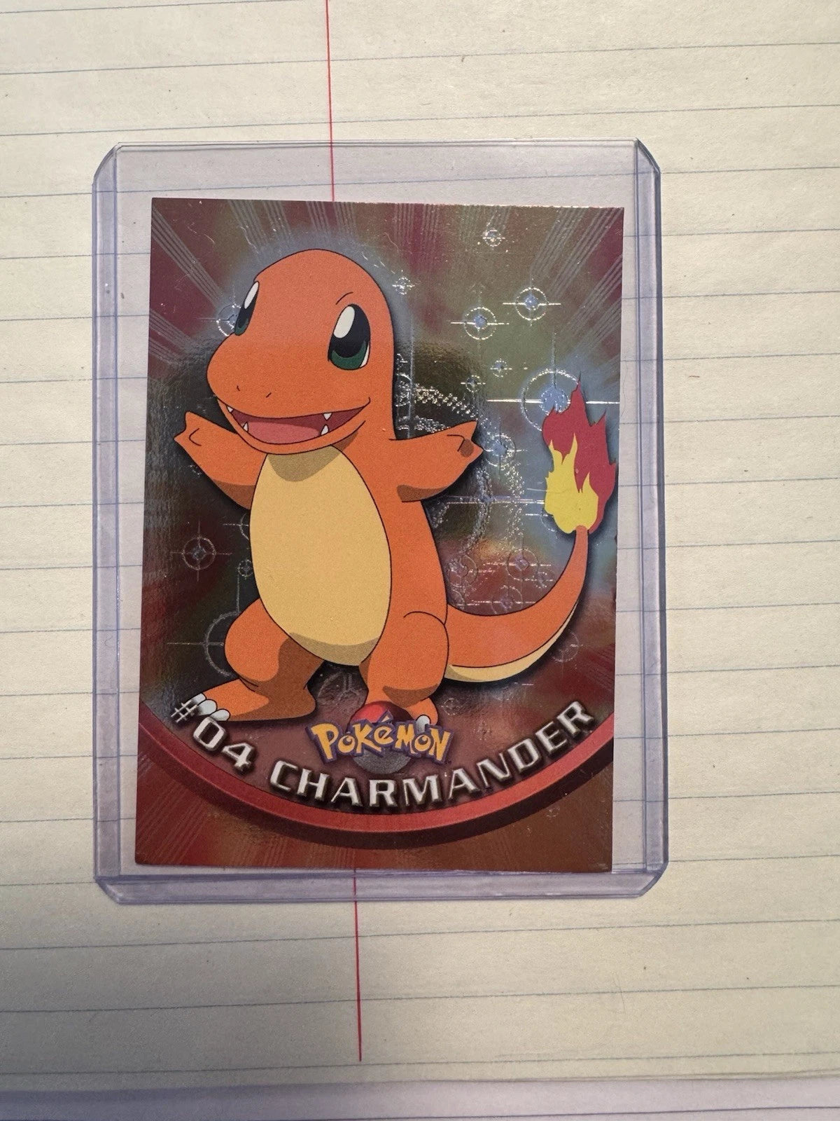 Charmander Topps Chrome English - Topps [Damaged]