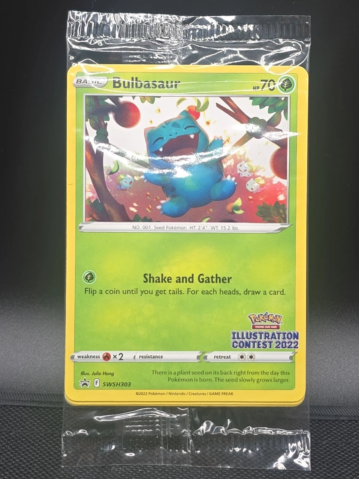 Bulbasaur Illustration Contest 2022 Sealed with 3 cards English - Promo [Near Mint]