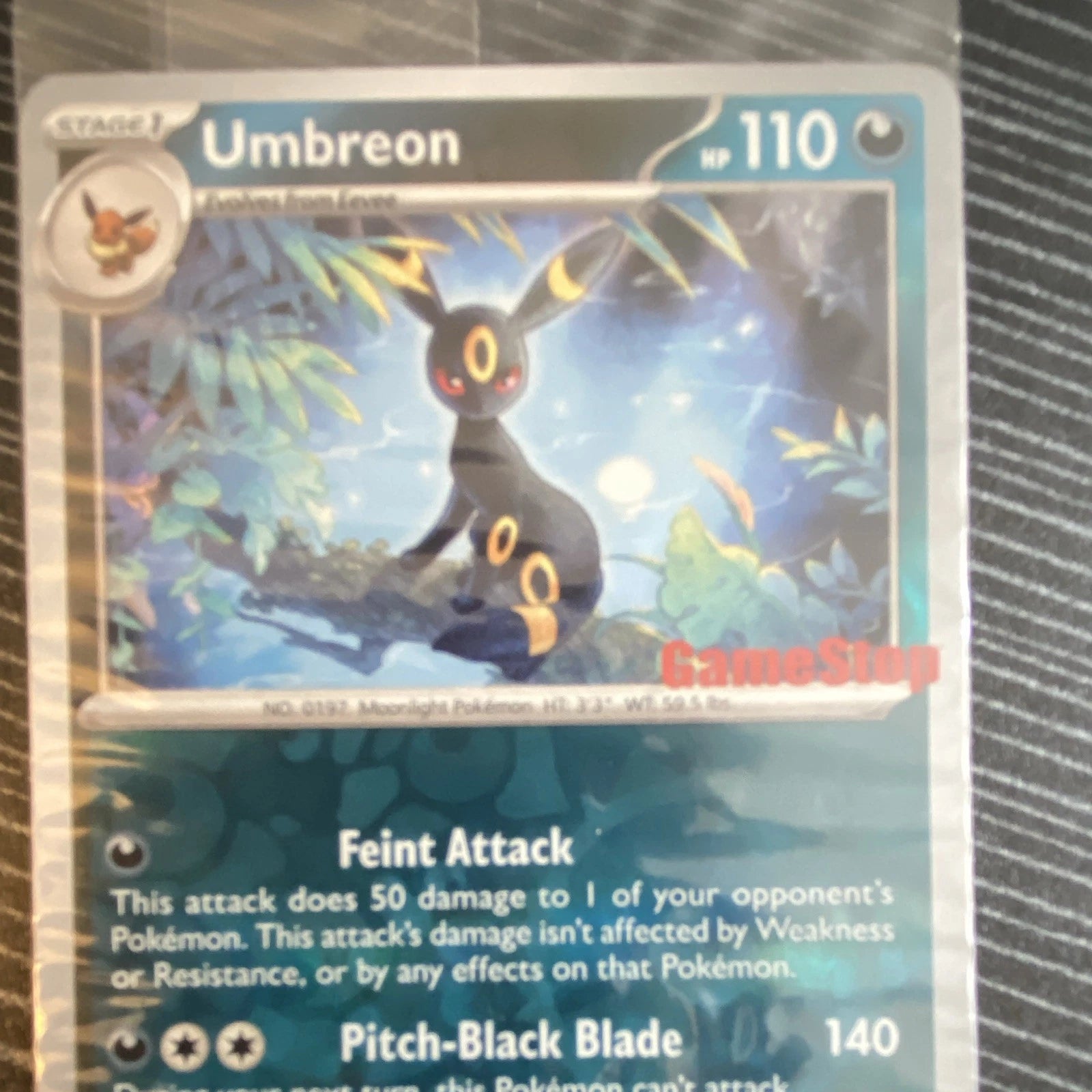 Umbreon GameStop Exclusive Promo 130/197 Still in the sealed package English - Promo [Near Mint]