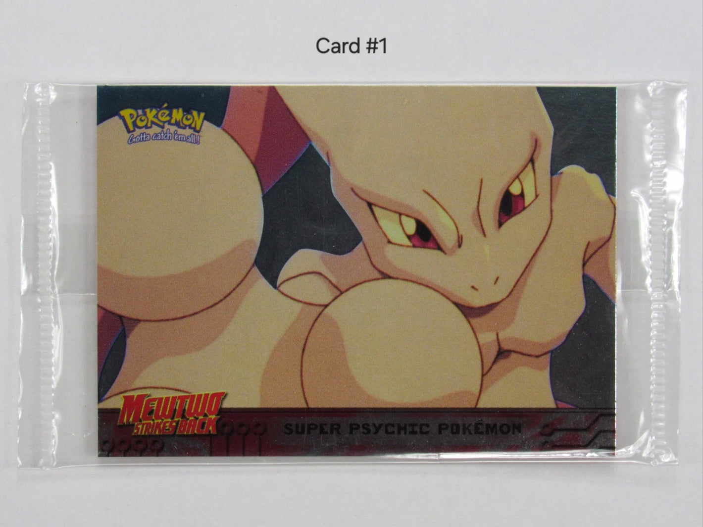 1999 Pokemon Mewtwo Strikes Back Movie Promo Super Psychic Pokemon SEALED English - Promo [Near Mint]